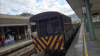 7558次E339單電頭+數節廢土空石渣斗車+一節守車短編貨列