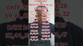 KANES TV MEN PROPHÈTE LA DATE YO