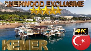 4K SHERWOOD EXCLUSIVE KEMER 2025 GOYNUK GOOD BEACH RESORT ANTALYA TURKEY