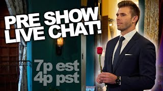 Bachelor Premiere Pre Show Live Chat!