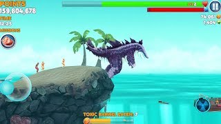 Hungry Shark Evolution -Godzilla Shark (Sharkjira Kaiju Shark) Android Gameplay