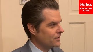 Is Speaker Battle Turning Violent?—Matt Gaetz Asked: 'Did Congressman Bost Lunge At You?'