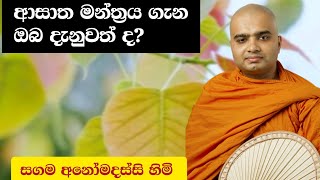 විතක්ක සන්ඨාන සූත්‍රය - සගම අනෝමදස්සි හිමි