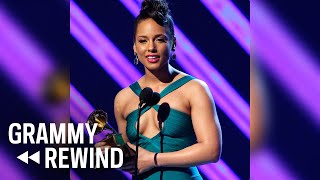 Watch Alicia Keys Win Best Female R&B Vocal Performance For "No One" In 2008 | GRAMMY Rewind