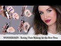 WONDERSKIN | Testing Their Makeup for the First Time | Makeup Review & Swatches