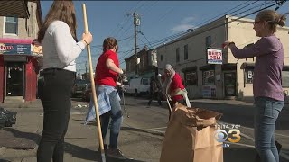 Volunteers, City Officials Team Up To Clean Kensington Avenue