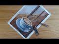 oil pastel drawing | Would you like some Coffee?(SUB)