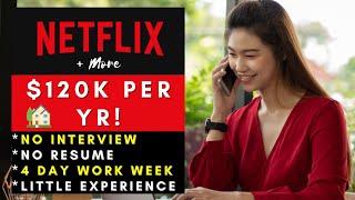 Netflix is Hiring Remote! No Interview No Resume Remote Work From Home Jobs 2025