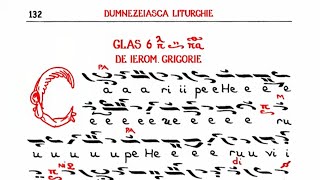 Heruvic scurt, glas 6, de Ierom. Grigorie