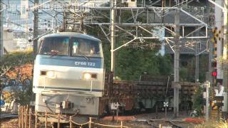 JR貨物 EF66 122号機 臨時貨物列車8868レ 横川～広島 2011.11