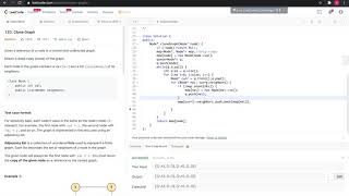 LeetCode 133. Clone Graph using BFS