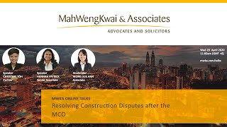 Resolving Construction Disputes after the MCO