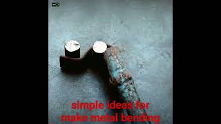 make a extreme powerful metal bender👍/ simple ideas for make metal bending tool #beginners #bending