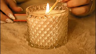 ASMR Fast Tapping on Candle Compilation (No Talking)