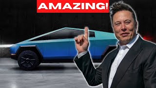 Elon Musk Issues An AMAZING Update On The Tesla Cybertruck!