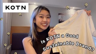 KOTN Clothing Review and Try On | Is it a good Sustainable Brand?