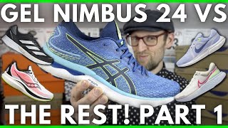 ASICS GEL NIMBUS 24 VS THE REST | VOMERO 16, ADIOS 6, ENDORPHIN SPEED 2 \u0026 INVINCIBLE RUN