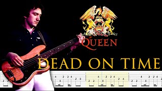 Queen - Dead On Time (Bass Line + Tabs + Notation) By John Deacon