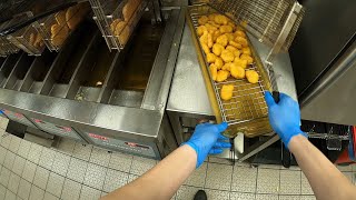 McDonald's POV: Fried Products Nuggets, Crispy Chicken, Chicken, Fish, Shrimps, Cheese Snacks…