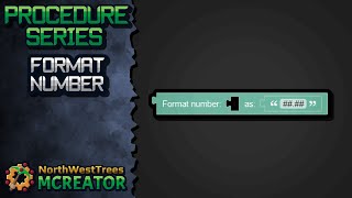 Format Number Block | MCreator Procedure Tutorial