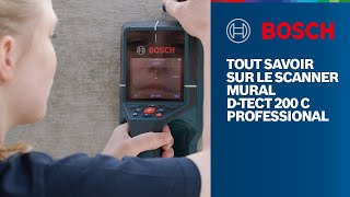 Tout savoir sur le scanner mural D-tect 200 C Professional