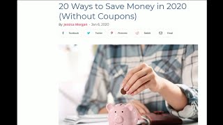 Jessica Morgan from Jacksonville Mom stops by to show you 20 ways to save money in 2020 | River ...