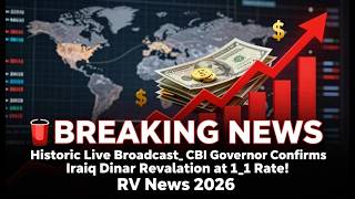 Historic Live Broadcast_ CBI Governor Confirms Iraqi Dinar Revaluation at 1_1 Rate! RV News 2026