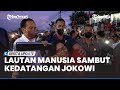 JOKOWI DISAMBUT LAUTAN MANUSIA DI ENDE