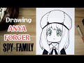 How to draw ANYA FORGER - SPY x FAMILY | @AnimeDrawHolic