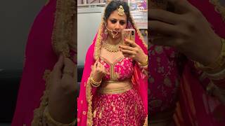 Aaj karvaya bridal makeup #minivlog #shorts #indian #dubaivlog ai