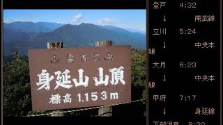 片道一周切符の旅／下部温泉＆身延山