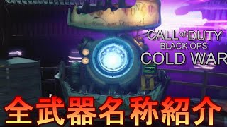 【COD:BOCW】パック・ア・パンチ強化後の全武器名称まとめ ゾンビモード　COLL OF DUTY BLACK OPS COLD WAR