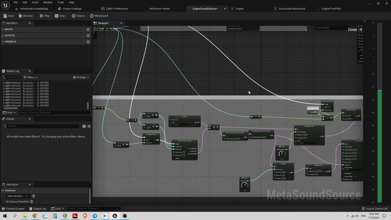 Procedural Engine In UE5 Metasounds - YouTube