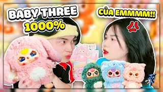 Rô Và Vịt Unbox Hộp Baby Three Ra Bé Thỏ Siêu Đáng Yêu