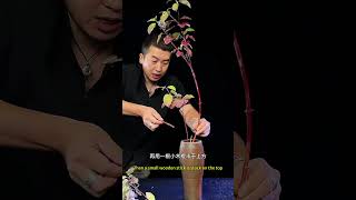 Chinese flower arrangement tutorial video‖语音中式插花教学