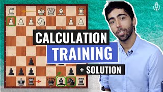 How to calculate the best Moves in Chess | Scanning Method - Exercise Solution  | IM Alex Astaneh