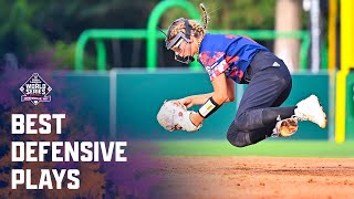 All the Best Defensive Plays from the 2023 Little League Softball World Series