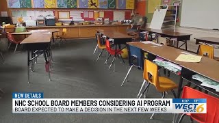 Some New Hanover County school board members skeptical of AI program with vote looming