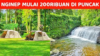 SHOCK BANGET‼️BARU DI PUNCAK ADA AIR TERJUN \u0026 KOLAM AIR HANGAT HEHA WATERFALL SUITE \u0026 CAMPING GROUND