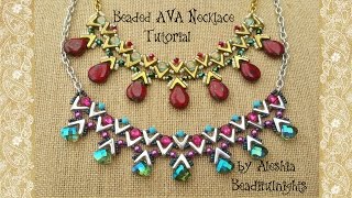 Beaded AVA Necklace Tutorial