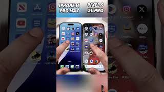 IPhone16 pro max vs Google pixel 9a  speed check ✔️ who is the best performance #phoneyear #applesma