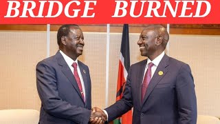 RUTO -RAILA PLANS SCATTERED IN THE WINDS