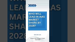 Who will lead the #IaaS market by 2028?