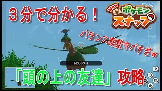 【３分で分かる！】「頭の上の友達」攻略【Newポケモンスナップ】