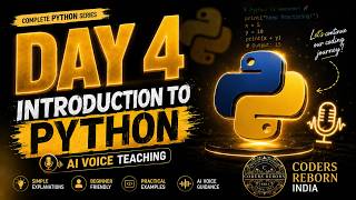 Python Programming From Zero to Pro! 🚀 Day 4- Absolute Beginners Guide with AI Voice