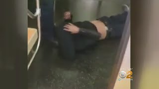 MTA Worker Drags Passenger Off Subway Train