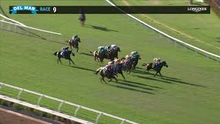 Goliad wins race 9 at Del Mar 7/30/22