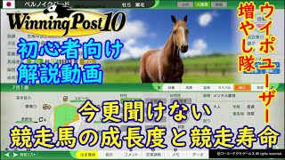 [ゆっくり雑談]ウイニングポスト10 競走寿命と成長度解説