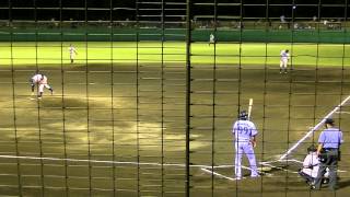 2014年8月3日イースタンリーグ　横浜―西武　西口投手ＶＳ中村ノリ選手