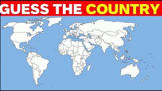 Can You Guess the Country by Its Map Outline? 🗺️ Ultimate Geography Challenge